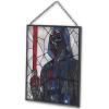 imageDisney Star Wars Darth Vader and Lightsaber Hanging Glass Wall Decor  Beautiful Darth Vader Wall Art for HomeBlack