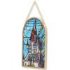imageDisney Star Wars Darth Vader and Lightsaber Hanging Glass Wall Decor  Beautiful Darth Vader Wall Art for HomeBlue