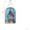 imageDisney Star Wars Darth Vader and Lightsaber Hanging Glass Wall Decor  Beautiful Darth Vader Wall Art for HomeBlue