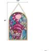 imageDisney Star Wars Darth Vader and Lightsaber Hanging Glass Wall Decor  Beautiful Darth Vader Wall Art for HomePurple