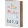imageDisney Star Wars Do Or Do Not Yoda Wood Wall Decor  Yoda Quote Decoration for Home Office or ClassroomLight Blue