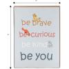 imageDisney Star Wars Do Or Do Not Yoda Wood Wall Decor  Yoda Quote Decoration for Home Office or ClassroomLight Blue