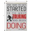 imageDisney Star Wars Do Or Do Not Yoda Wood Wall Decor  Yoda Quote Decoration for Home Office or ClassroomRedBlack