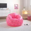 imageDisney Star Wars Portable Inflatable Gaming ChairKids Fun Comfy Lounge Seat Ideal for Playrooms and Room DcorHello Kitty