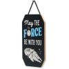 imageDisney Star Wars Rebel Alliance Wood Wall Decor  Pretty Fly for a Jedi Hanging Sign  Funny Star Wars DecorationBlackBlue