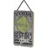 imageDisney Star Wars Rebel Alliance Wood Wall Decor  Pretty Fly for a Jedi Hanging Sign  Funny Star Wars DecorationGrayGreen