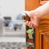 imageDisney Star Wars The Mandalorian Baby Yoda Double Sided Reversible Door Hanger  Do Not Wake The Child and Stronger Than You Think