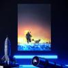 imageDisplate Official Star Wars Metal Poster Magnetic Mounting Included Licensed Artwork Modern Wall Decor Mandalorian Season 2 Baby Poster 45 cm x 32 cmBeginning