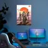 imageDisplate Official Star Wars Metal Poster Magnetic Mounting Included Licensed Artwork Modern Wall Decor Mandalorian Season 2 Baby Poster 45 cm x 32 cmDAY