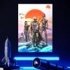 imageDisplate Official Star Wars Metal Poster Magnetic Mounting Included Licensed Artwork Modern Wall Decor Mandalorian Season 2 Baby Poster 45 cm x 32 cmDAY