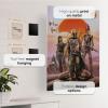 imageDisplate Official Star Wars Metal Poster Magnetic Mounting Included Licensed Artwork Modern Wall Decor Mandalorian Season 2 Baby Poster 45 cm x 32 cmDAY