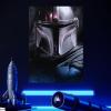imageDisplate Official Star Wars Metal Poster Magnetic Mounting Included Licensed Artwork Modern Wall Decor Mandalorian Season 2 Baby Poster 45 cm x 32 cmFate