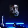 imageDisplate Official Star Wars Metal Poster Magnetic Mounting Included Licensed Artwork Modern Wall Decor Mandalorian Season 2 Baby Poster 45 cm x 32 cmFate
