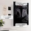 imageDisplate Official Star Wars Metal Poster Magnetic Mounting Included Licensed Artwork Modern Wall Decor Mandalorian Season 2 Baby Poster 45 cm x 32 cmFate