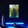 imageDisplate Official Star Wars Metal Poster Magnetic Mounting Included Licensed Artwork Modern Wall Decor Mandalorian Season 2 Baby Poster 45 cm x 32 cmGrogu
