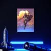 imageDisplate Official Star Wars Metal Poster Magnetic Mounting Included Licensed Artwork Modern Wall Decor Mandalorian Season 2 Baby Poster 45 cm x 32 cmProtector