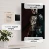 imageDisplate Official Star Wars Metal Poster Magnetic Mounting Included Licensed Artwork Modern Wall Decor Mandalorian Season 2 Baby Poster 45 cm x 32 cmProtective Wear