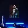 imageDisplate Official Star Wars Metal Poster Magnetic Mounting Included Licensed Artwork Modern Wall Decor Mandalorian Season 2 Baby Poster 45 cm x 32 cmProtective Wear