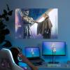 imageDisplate Official Star Wars Metal Poster Magnetic Mounting Included Licensed Artwork Modern Wall Decor Mandalorian Season 2 Baby Poster 45 cm x 32 cmTake Care Of Grogu