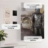 imageDisplate Official Star Wars Metal Poster Magnetic Mounting Included Licensed Artwork Modern Wall Decor Mandalorian Season 2 Baby Poster 45 cm x 32 cmThem