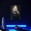 imageDisplate Official Star Wars Metal Poster Magnetic Mounting Included Licensed Artwork Modern Wall Decor Mandalorian Season 2 Baby Poster 45 cm x 32 cmThe Man