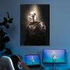 imageDisplate Official Star Wars Metal Poster Magnetic Mounting Included Licensed Artwork Modern Wall Decor Mandalorian Season 2 Baby Poster 45 cm x 32 cmThe Man