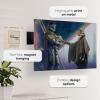 imageDisplate Official Star Wars Metal Poster Magnetic Mounting Included Licensed Artwork Modern Wall Decor Mandalorian Season 2 Baby Poster 45 cm x 32 cmTake Care Of Grogu