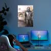 imageDisplate Official Star Wars Metal Poster Magnetic Mounting Included Licensed Artwork Modern Wall Decor Mandalorian Season 2 Baby Poster 45 cm x 32 cmThem