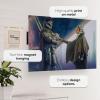 imageDisplate Official Star Wars Metal Poster Magnetic Mounting Included Licensed Artwork Modern Wall Decor Mandalorian Season 2 Baby Poster 45 cm x 32 cmTake Care Of Grogu