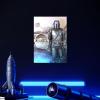 imageDisplate Official Star Wars Metal Poster Magnetic Mounting Included Licensed Artwork Modern Wall Decor Mandalorian Season 2 Baby Poster 45 cm x 32 cmThem