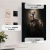 imageDisplate Official Star Wars Metal Poster Magnetic Mounting Included Licensed Artwork Modern Wall Decor Mandalorian Season 2 Baby Poster 45 cm x 32 cmThe Man