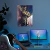 imageDisplate Official Star Wars Metal Poster Magnetic Mounting Included Licensed Artwork Modern Wall Decor Mandalorian Season 2 Baby Poster 45 cm x 32 cmThe Child