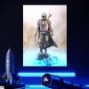 imageDisplate Official Star Wars Metal Poster Magnetic Mounting Included Licensed Artwork Modern Wall Decor Mandalorian Season 2 Baby Poster 45 cm x 32 cmblaster