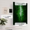 imageDisplate Official Star Wars Metal Poster Magnetic Mounting Included Licensed Artwork Modern Wall Decor Star Wars Lightsabers Darksaber Poster 45 cm x 32 cmQuiGon