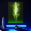imageDisplate Official Star Wars Metal Poster Magnetic Mounting Included Licensed Artwork Modern Wall Decor Star Wars Lightsabers Darksaber Poster 45 cm x 32 cmLuke