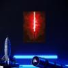 imageDisplate Official Star Wars Metal Poster Magnetic Mounting Included Licensed Artwork Modern Wall Decor Star Wars Lightsabers Darksaber Poster 45 cm x 32 cmDarth Vader