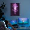 imageDisplate Official Star Wars Metal Poster Magnetic Mounting Included Licensed Artwork Modern Wall Decor Star Wars Lightsabers Darksaber Poster 45 cm x 32 cmMace Windu