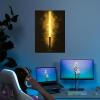 imageDisplate Official Star Wars Metal Poster Magnetic Mounting Included Licensed Artwork Modern Wall Decor Star Wars Lightsabers Darksaber Poster 45 cm x 32 cmRey