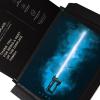 imageDisplate Official Star Wars Metal Poster Magnetic Mounting Included Licensed Artwork Modern Wall Decor Star Wars Lightsabers Darksaber Poster 45 cm x 32 cmEzra