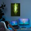 imageDisplate Official Star Wars Metal Poster Magnetic Mounting Included Licensed Artwork Modern Wall Decor Star Wars Lightsabers Darksaber Poster 45 cm x 32 cmLuke