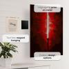 imageDisplate Official Star Wars Metal Poster Magnetic Mounting Included Licensed Artwork Modern Wall Decor Star Wars Lightsabers Darksaber Poster 45 cm x 32 cmDarth Vader