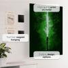 imageDisplate Official Star Wars Metal Poster Magnetic Mounting Included Licensed Artwork Modern Wall Decor Star Wars Lightsabers Darksaber Poster 45 cm x 32 cmQuiGon