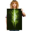imageDisplate Official Star Wars Metal Poster Magnetic Mounting Included Licensed Artwork Modern Wall Decor Star Wars Lightsabers Darksaber Poster 45 cm x 32 cmLuke