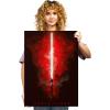imageDisplate Official Star Wars Metal Poster Magnetic Mounting Included Licensed Artwork Modern Wall Decor Star Wars Lightsabers Darksaber Poster 45 cm x 32 cmRevenge of the Sith