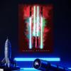 imageDisplate Official Star Wars Metal Poster Magnetic Mounting Included Licensed Artwork Modern Wall Decor Star Wars Lightsabers Darksaber Poster 45 cm x 32 cmgrevious