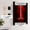 imageDisplate Official Star Wars Metal Poster Magnetic Mounting Included Licensed Artwork Modern Wall Decor Star Wars Lightsabers Darksaber Poster 45 cm x 32 cmKylo Ren