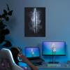 imageDisplate Official Star Wars Metal Poster Magnetic Mounting Included Licensed Artwork Modern Wall Decor Star Wars Lightsabers Darksaber Poster 45 cm x 32 cmDarksaber