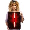 imageDisplate Official Star Wars Metal Poster Magnetic Mounting Included Licensed Artwork Modern Wall Decor Star Wars Lightsabers Darksaber Poster 45 cm x 32 cmDarth Maul