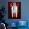 imageDisplate Official Star Wars Metal Poster Magnetic Mounting Included Licensed Artwork Modern Wall Decor Star Wars Lightsabers Darksaber Poster 45 cm x 32 cmgrevious
