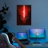 imageDisplate Official Star Wars Metal Poster Magnetic Mounting Included Licensed Artwork Modern Wall Decor Star Wars Lightsabers Darksaber Poster 45 cm x 32 cmRevenge of the Sith